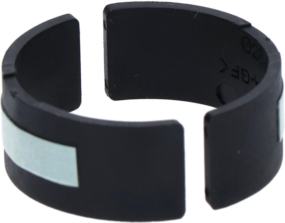 Shimano FD-6800 Schellenadapter 28,6 mm für Umwerfer, schwarze Reduzierschelle aus Kunststoff in zwei Teilen.