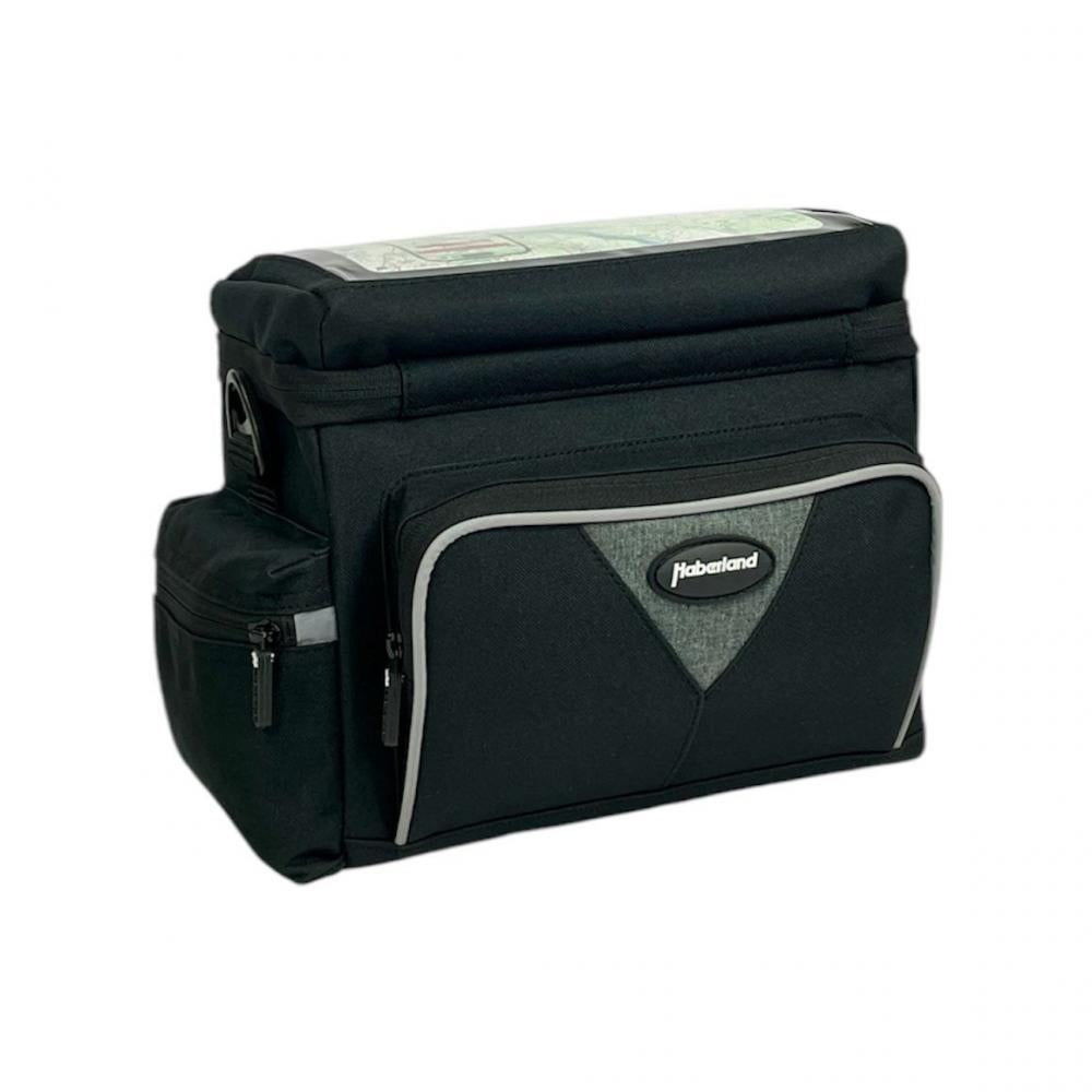Haberland Lenkertasche Black Line 8 l schwarz KLICKfix