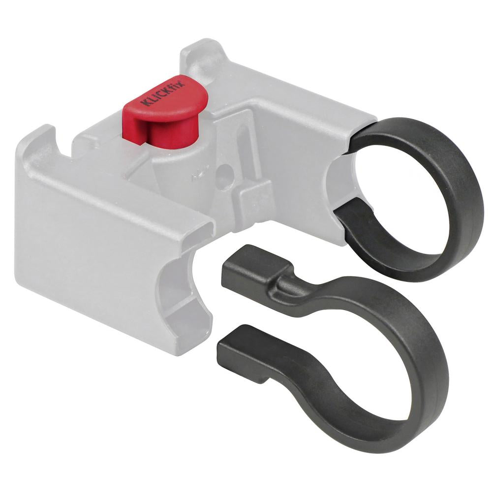 KLICKfix Lenker Adapter Schellen Ø 35 mm - Schwarz