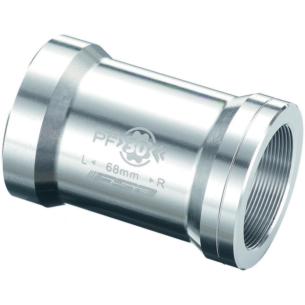 FSA Adapter Innenlager PF30 auf BSA 68 mm Silber - einfache Umrüstung auf BSA-Tretlager