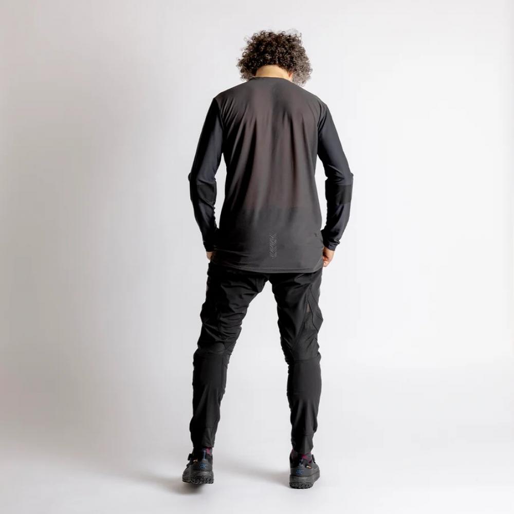 IXS Sports Division iXS Trigger EVO Long Sleeve Jersey XXL Anthracite-Black - renntaugliches Enduro-Trikot