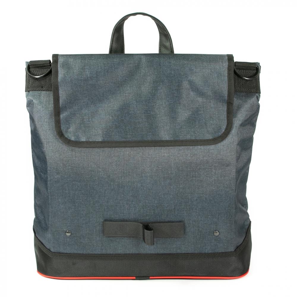 Haberland Shoppertasche eMotion anthrazit 38x40x13cm - vielseitige Fahrrad-Shopper Tasche