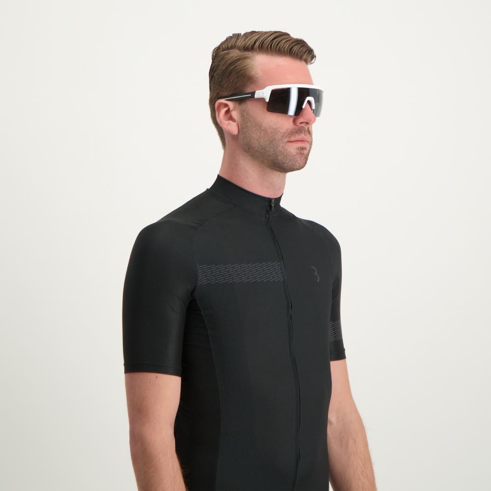 BBB Cycling BBB sportbrille Fuse PC flash Größe M matt weiß - leichte Sportbrille mit Top-Sicht