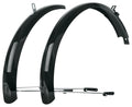 SKS BLUEMELS Basic 20 Schutzblech-Set, schwarz, 53mm breit, mit ESC-Sicherheitssystem für Fahrräder.