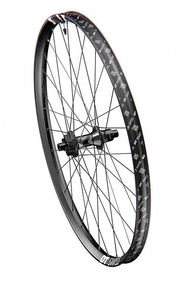Robustes DT Swiss F1900 Classic 29 Zoll Vorderrad, schwarz, für Mountainbike, Bikepark und Downhill.