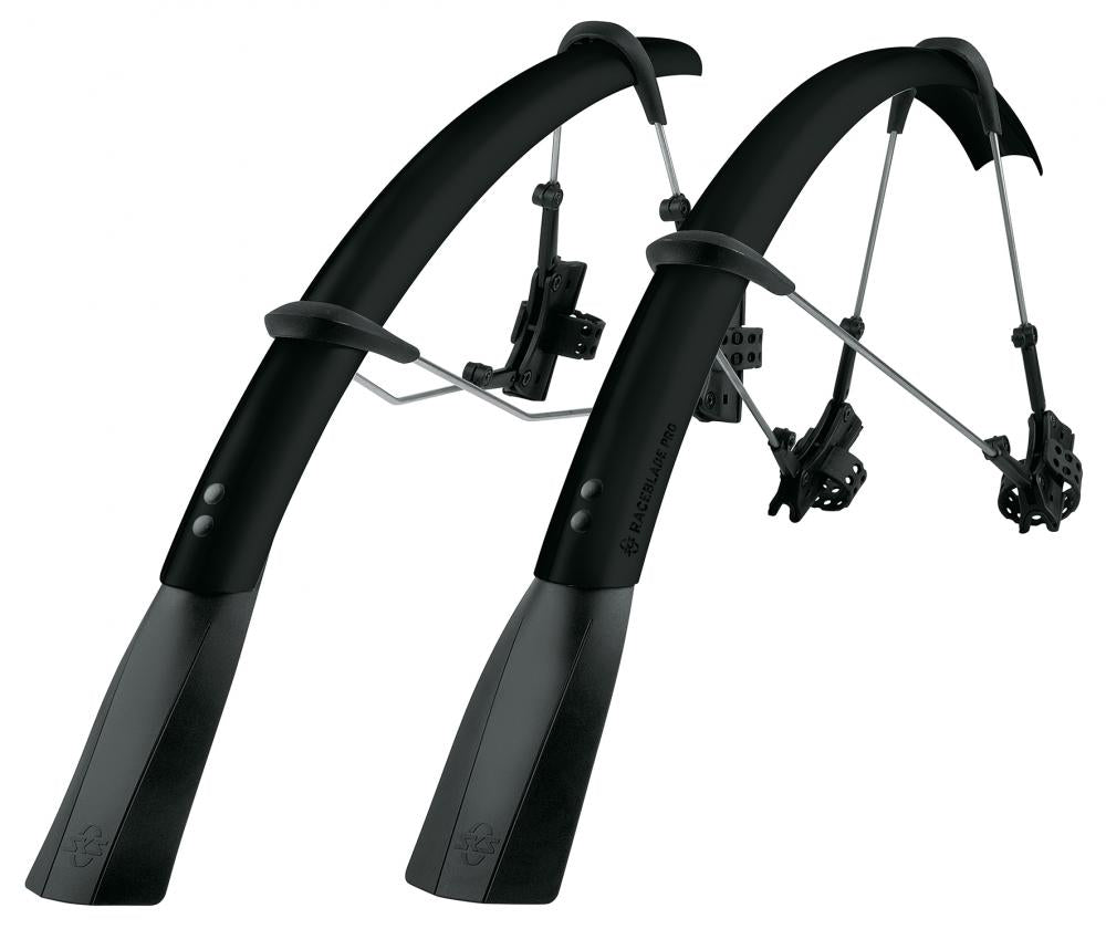 SKS Raceblade Pro Schutzblechset Ultraleichte, Aerodynamische Steckschutzbleche für Rennräder, 25-32 mm, einfache Montage, schwarz