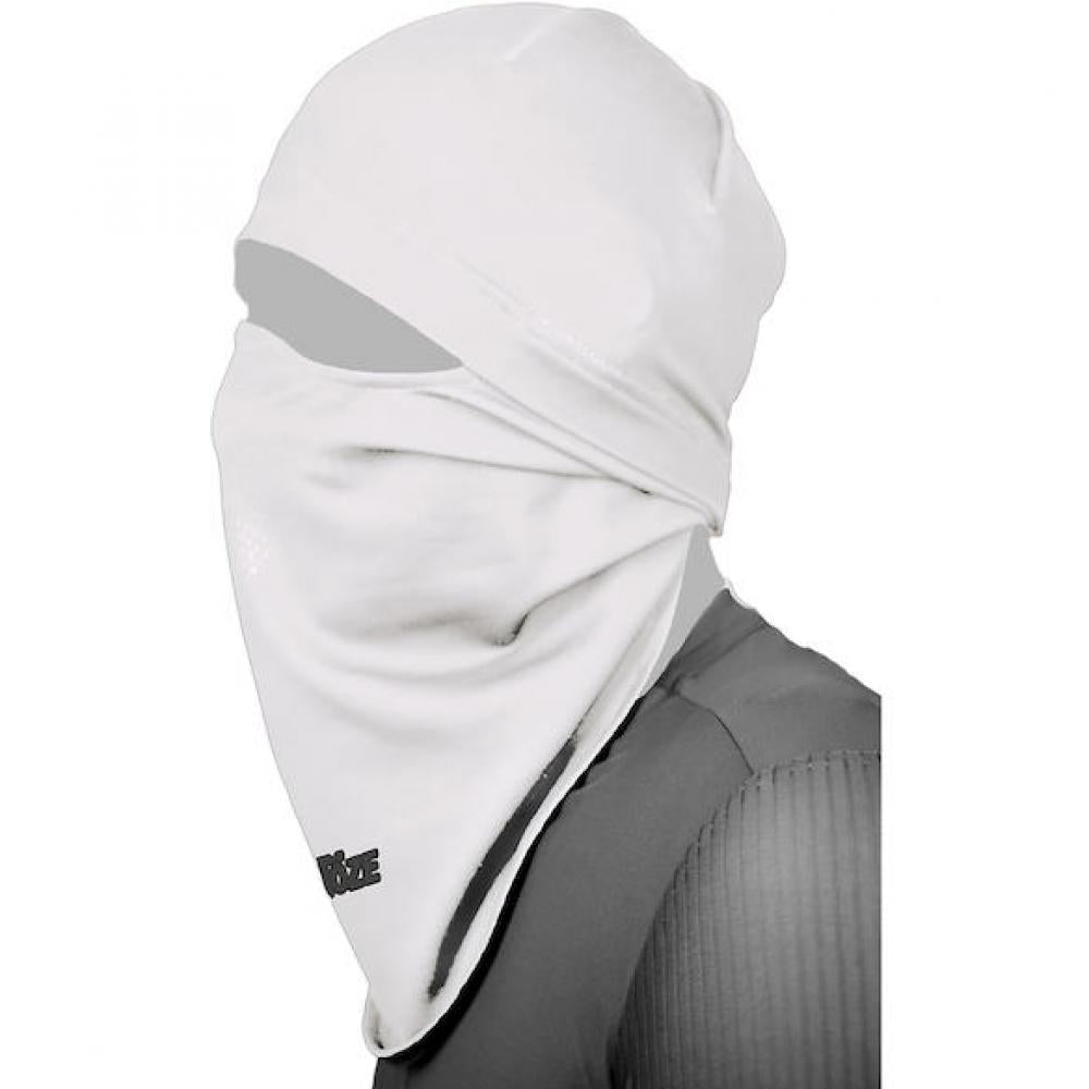 VeloToze Sturmhaube Balaclava weiß One Size Weiß - optimaler Kälteschutz für Raßahrer