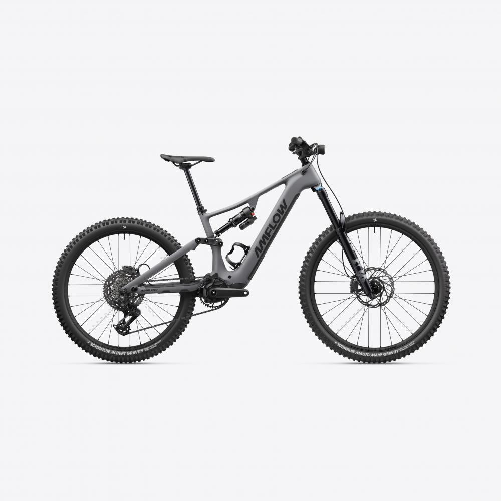 Amflow PR Carbon Pro E-MTB 800 Wh - Größe L, Basaltgrau