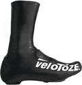VeloToze Überschuh 2.0 lang schwarz XL - wasserdichter Aero-Überschuh für Rennradfahrer