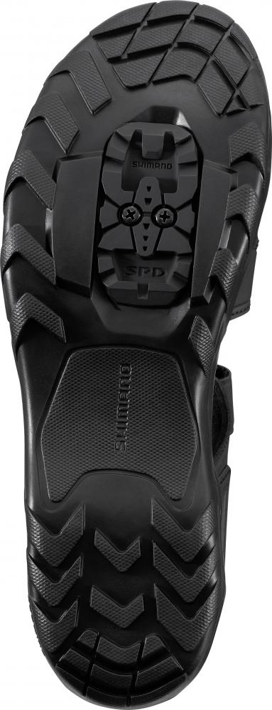 SHIMANO Fahrradschuhe SD500 - SPD MTB-Sandalen, Unisex, Größe 42, Schwarz