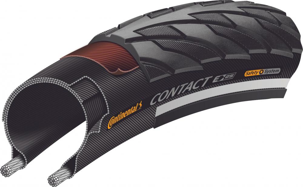 Continental 28-622 Contact, Draht, schwarz, Continental, 28x1.10 Zoll E-25