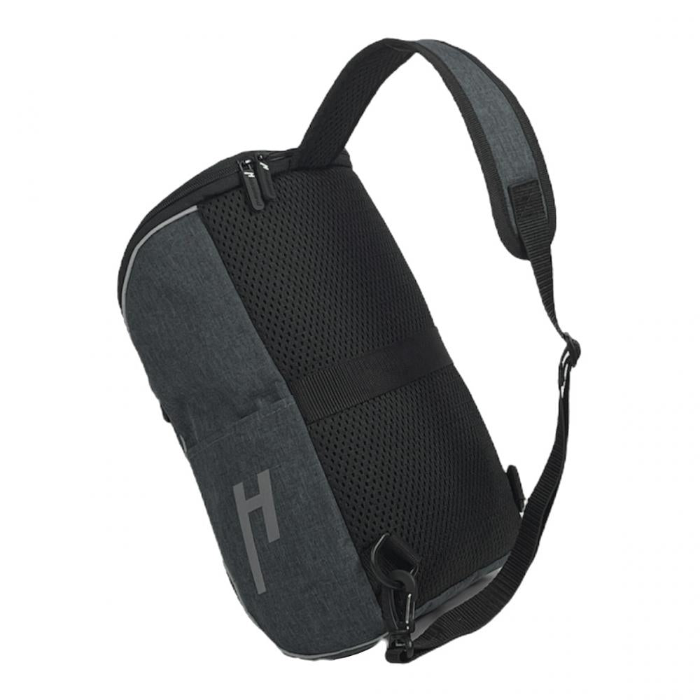 Haberland Umhängetasche Slingbag anthrazit/reflex - leichte City-Sling mit Organisation