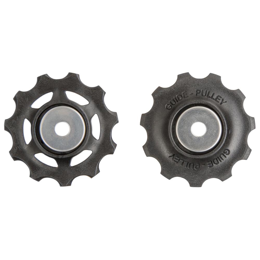 M-WAVE Schaltwerkrollen Guide Pulley 11 Zähne schwarz Paar für Fahrräder.