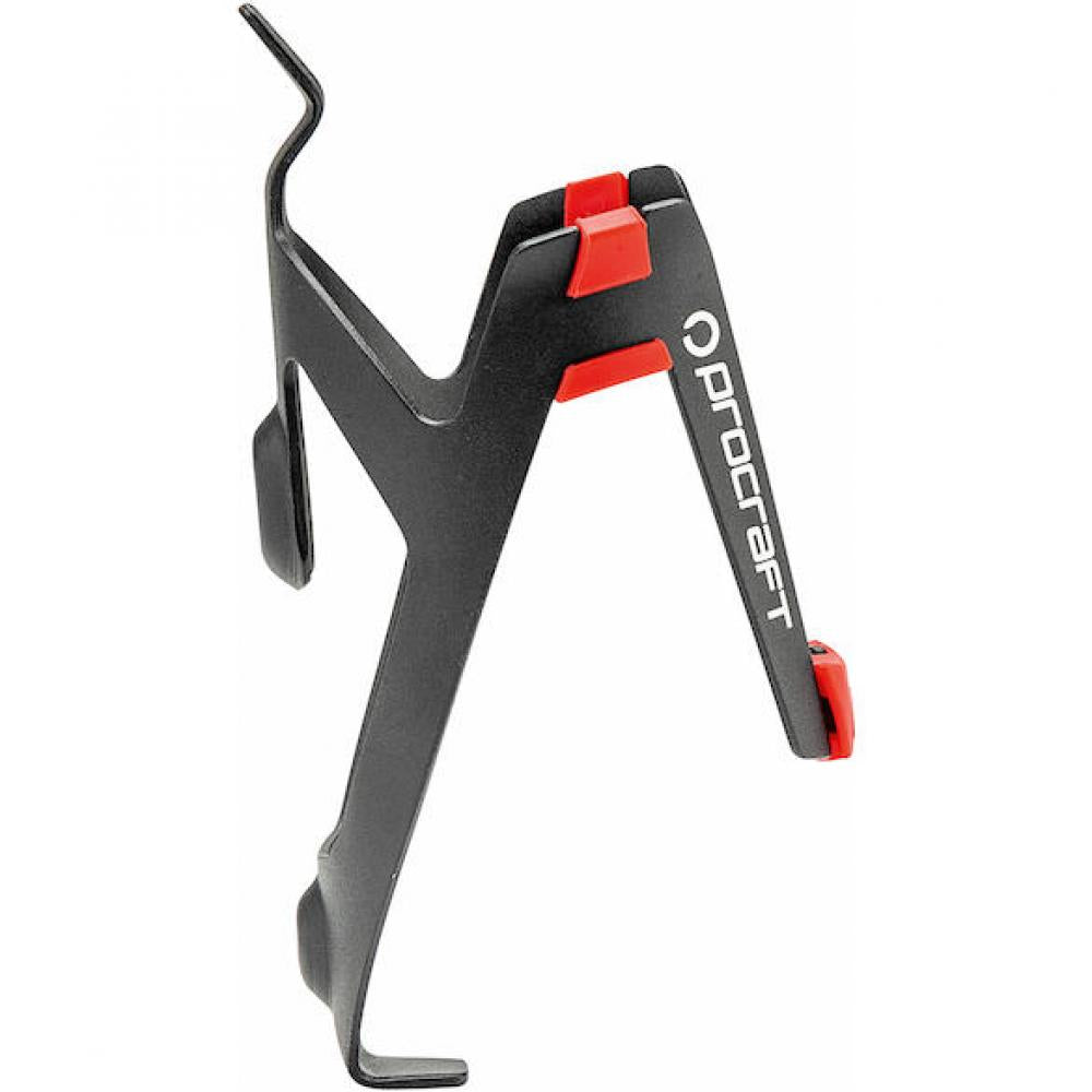 Procraft Z-Cage Flaschenhalter Schwarz - 52g Leichtgewicht mit Gleitpads