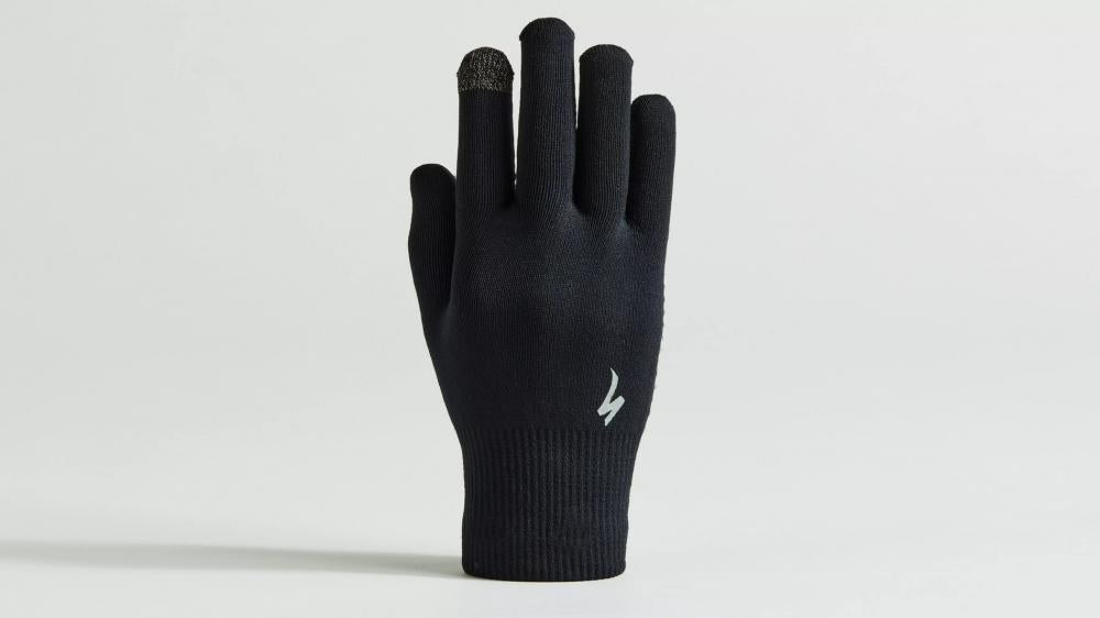 THERMAL KNIT GLOVE LF BLK L - Thermo Strickhandschuhe Schwarz Größe L - Handschuh Langfinger