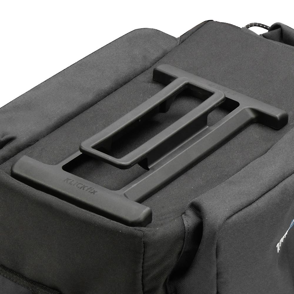 KLICKfix Gepäckträgertasche Rackpack Touring GTA schwarz Größe 31x35x28cm 20l