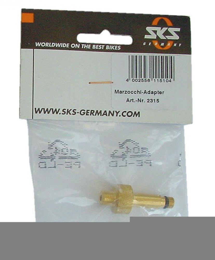 SKS Marzocchi-Adapter für USP-Dämpferpumpe, präzise Druckregulierung, O-Ring für sichere Abdichtung, kompatibel mit Marzocchi-Federgabeln