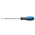 Unior Schraubendreher Schlitzschrauben 0,6x3,5x100mm 605TBI mit blau-grauem Griff.