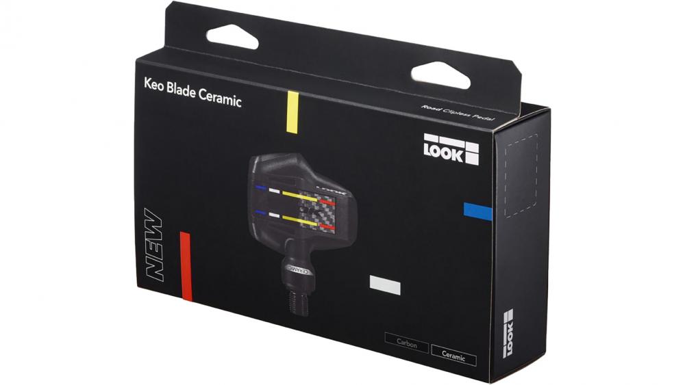 Look Kéo Blade Ceramic Rennrad Klickpedale, Carbon Körper, Keramiklager, 705 mm² Fläche, 12 Nm, Schwarz