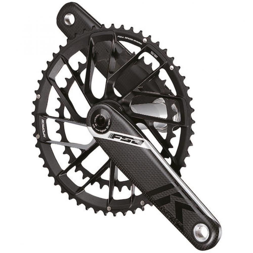 FSA Kurbelgarnitur K-Force Team Edition Modular 172,5 mm Schwarz - Highend-Performance für Rennrad & Gravel