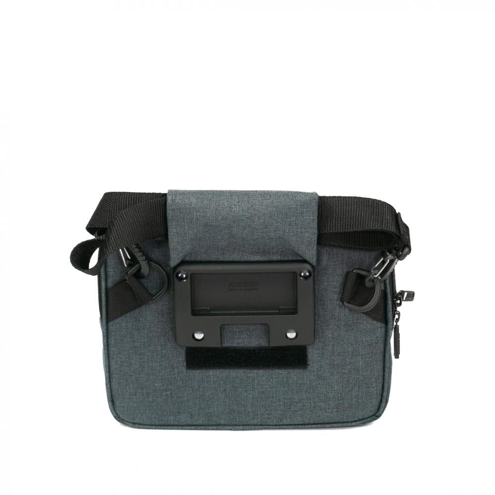 Haberland Lenkertasche Lifestyle anthrazit/reflex - stilvolle E-Bike-Lenkertasche aus recyceltem PET
