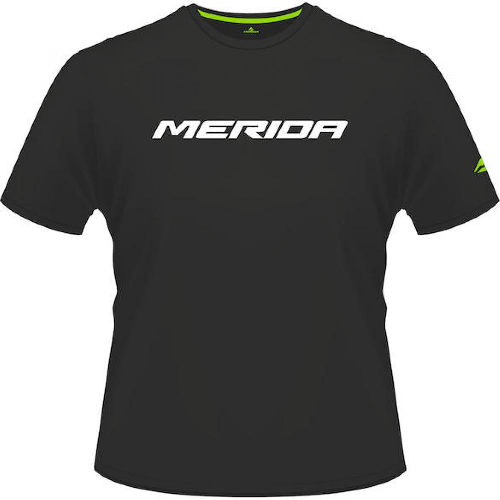 Merida T-Shirt MERIDA Herren MY21 S Schwarz - leichtes Funktions-Shirt für Alltag und Sport