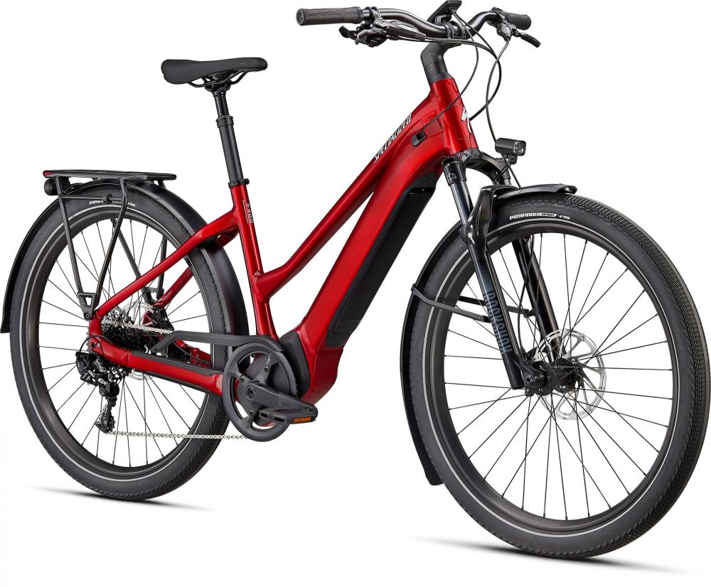 VADO 5.0 ST NB E-Bike in Red Tint/Silver Reflective - Größe L - E-City Bike
