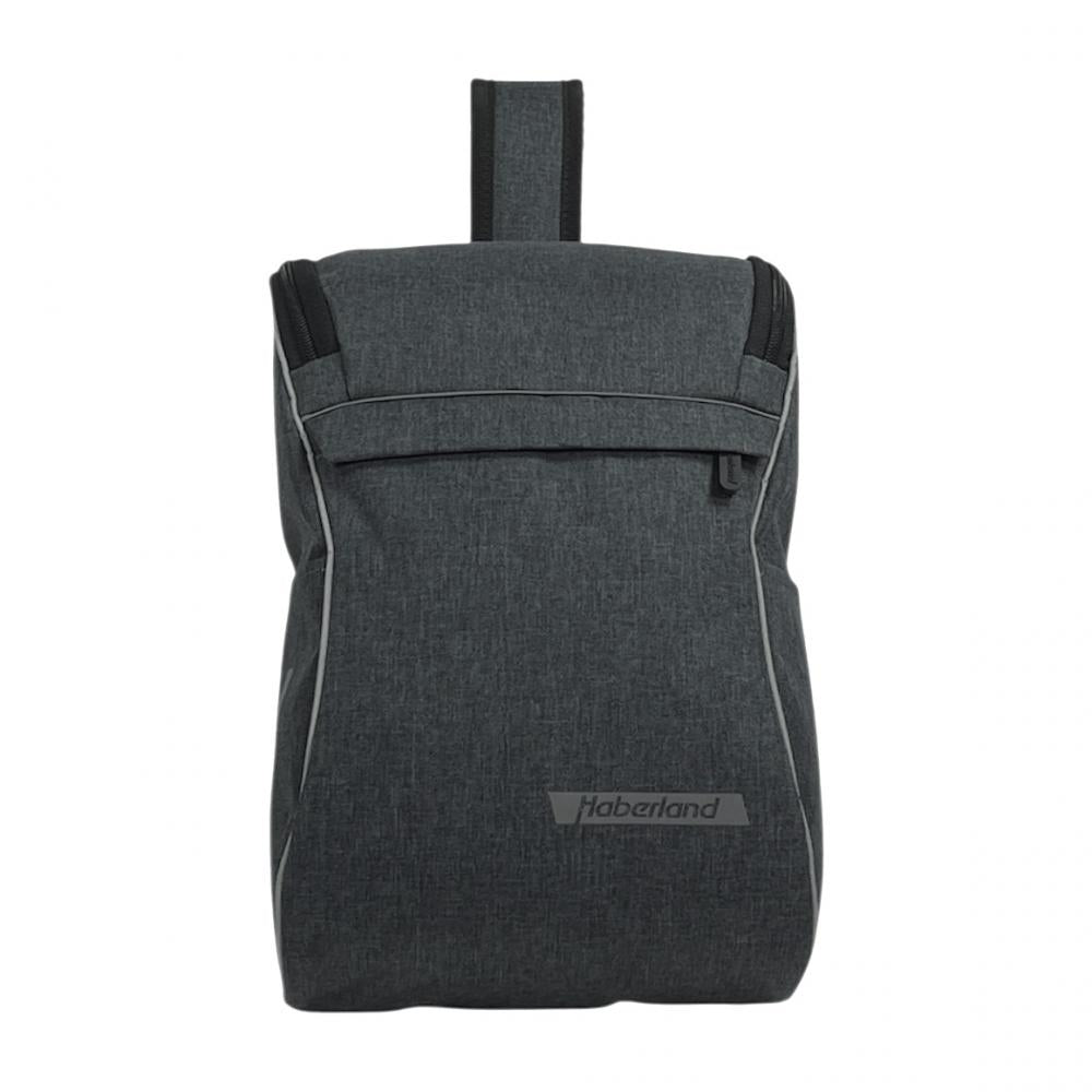 Haberland Umhängetasche Slingbag anthrazit/reflex - leichte City-Sling mit Organisation