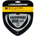 Jagwire Schaltzugset Road & Mountain Sport Universal Weiß geflochten - präzise Schaltperformance