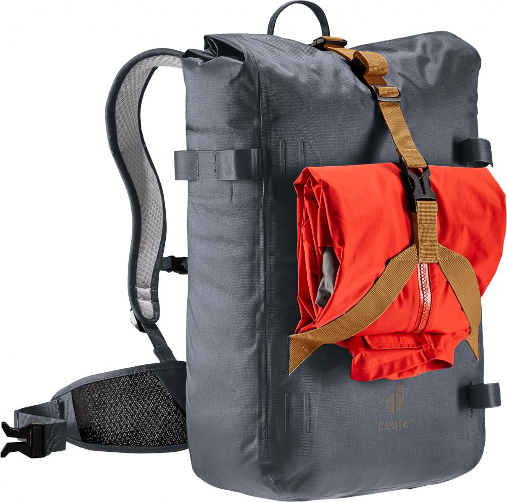 Deuter Amager 25+5 Fahrradrucksack Wasserdicht Graphite - 25 Liter Volumen mit Laptopfach