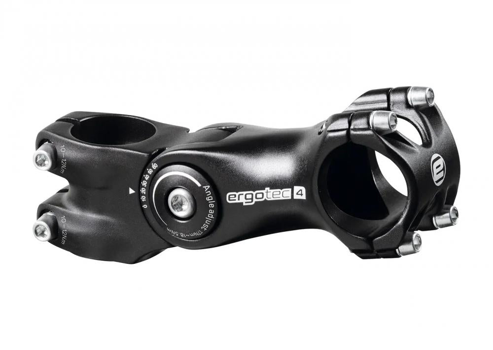 Ergotec Octopus 2 Ahead Vorbau 25,4mm 105mm, AL6061-T6, -10°/+60°, SL4, schwarz