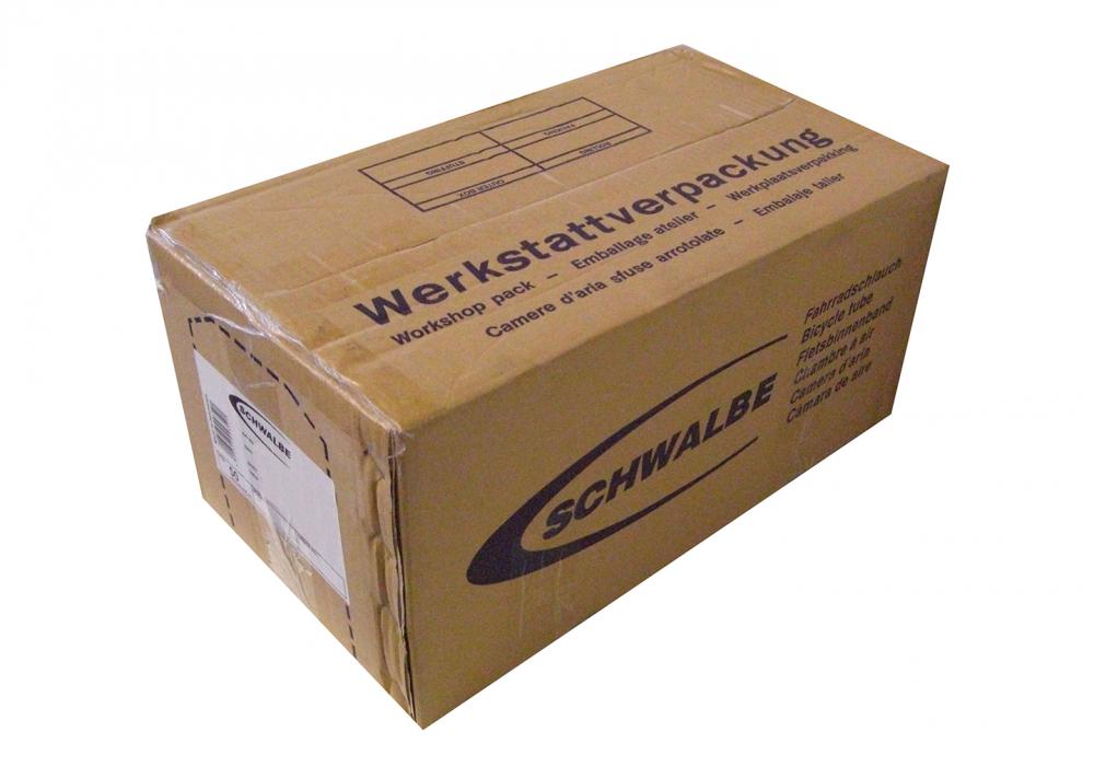 Schwalbe Fahrradschlauch DV13 26" (40/62-559) Dunlopventil 40mm - Werkstattpack 50 Stück