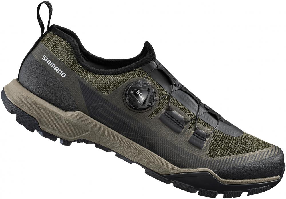 SHIMANO Fahrradschuhe EX700 Herren/Damen Touring SPD, Größe 38, Grün