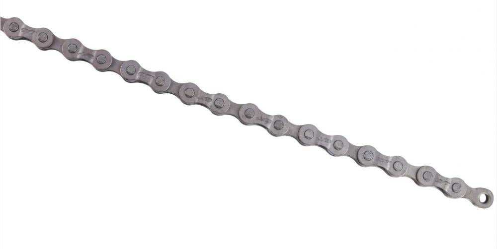 CONTEC Kette eNHANCED Drive+, Singlespeed, 1-fach, 1/2"x1/8", 128 Glieder, titangrau, rostgeschützt, für Bosch & Co., inkl. Verschlussglied