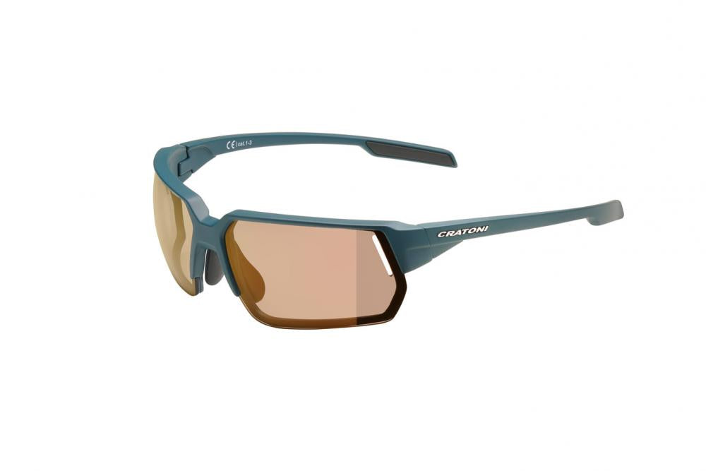 Cratoni Sonnenbrille C-Lite NXT photochr schwarz matt, Glas klar, nicht verspieg