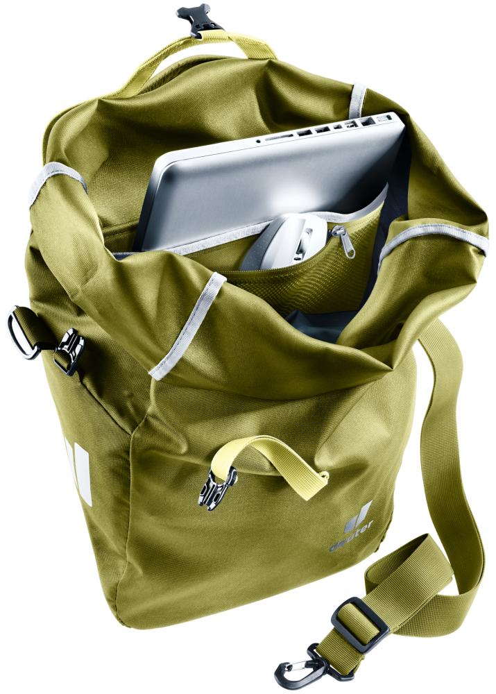Deuter Valbona 20+5 Gepäckträgertasche - 25 Liter wasserdicht mit Roll-Top