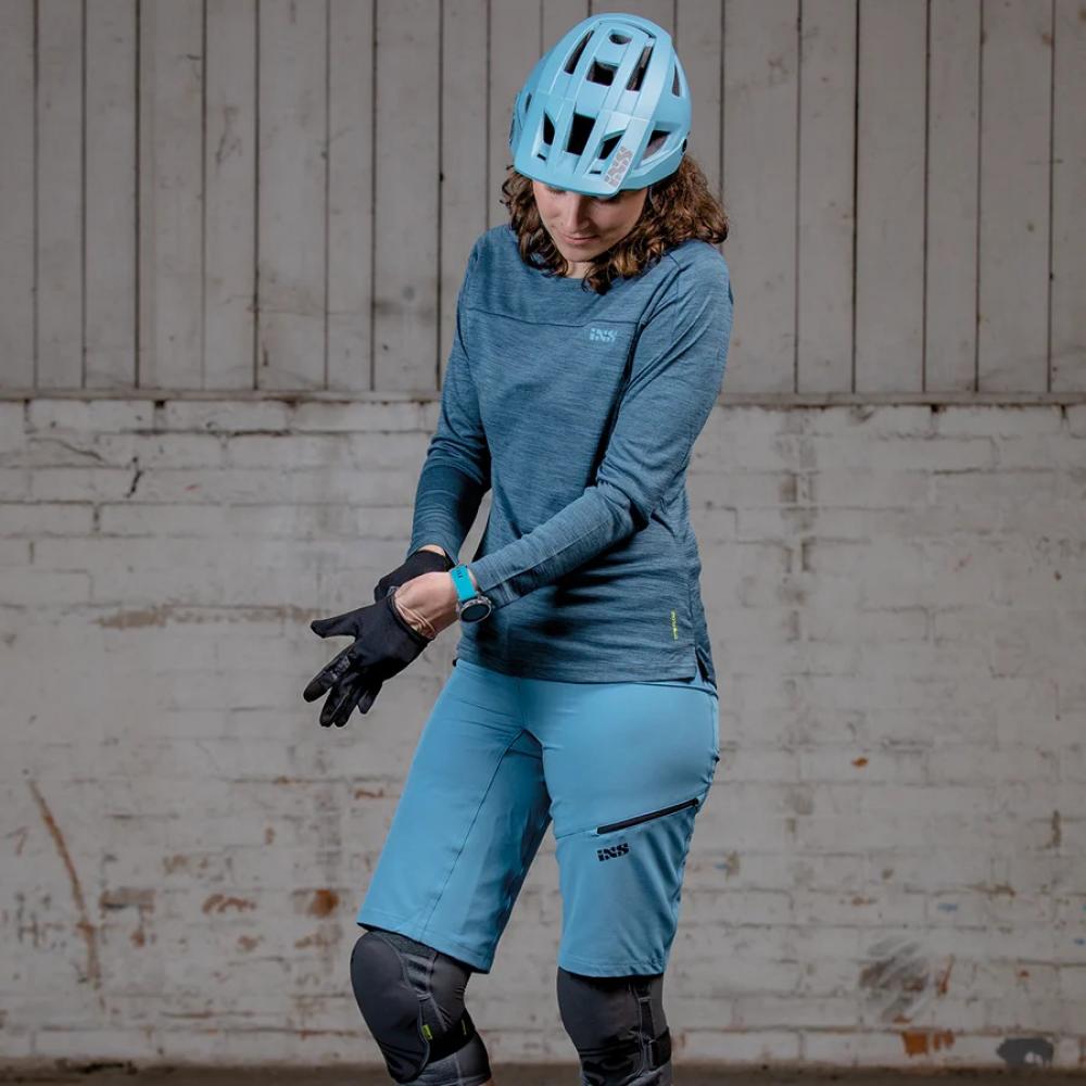 IXS Sports Division iXS Flow X Women longsleeve jersey 36 Ocean - atmungsaktives Trail-Trikot