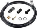 Tektro Bremsleitung 5.5 mm 3200 mm Banjo schwarz - Hochwertige Hydraulik-Bremsleitung für MTB und E-Bike - Bremsleitungs-Kit