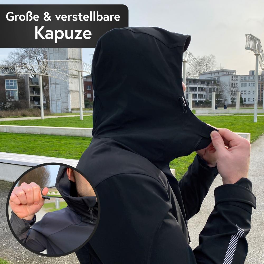 Valkental Herrenjacke Softshell XXL schwarz