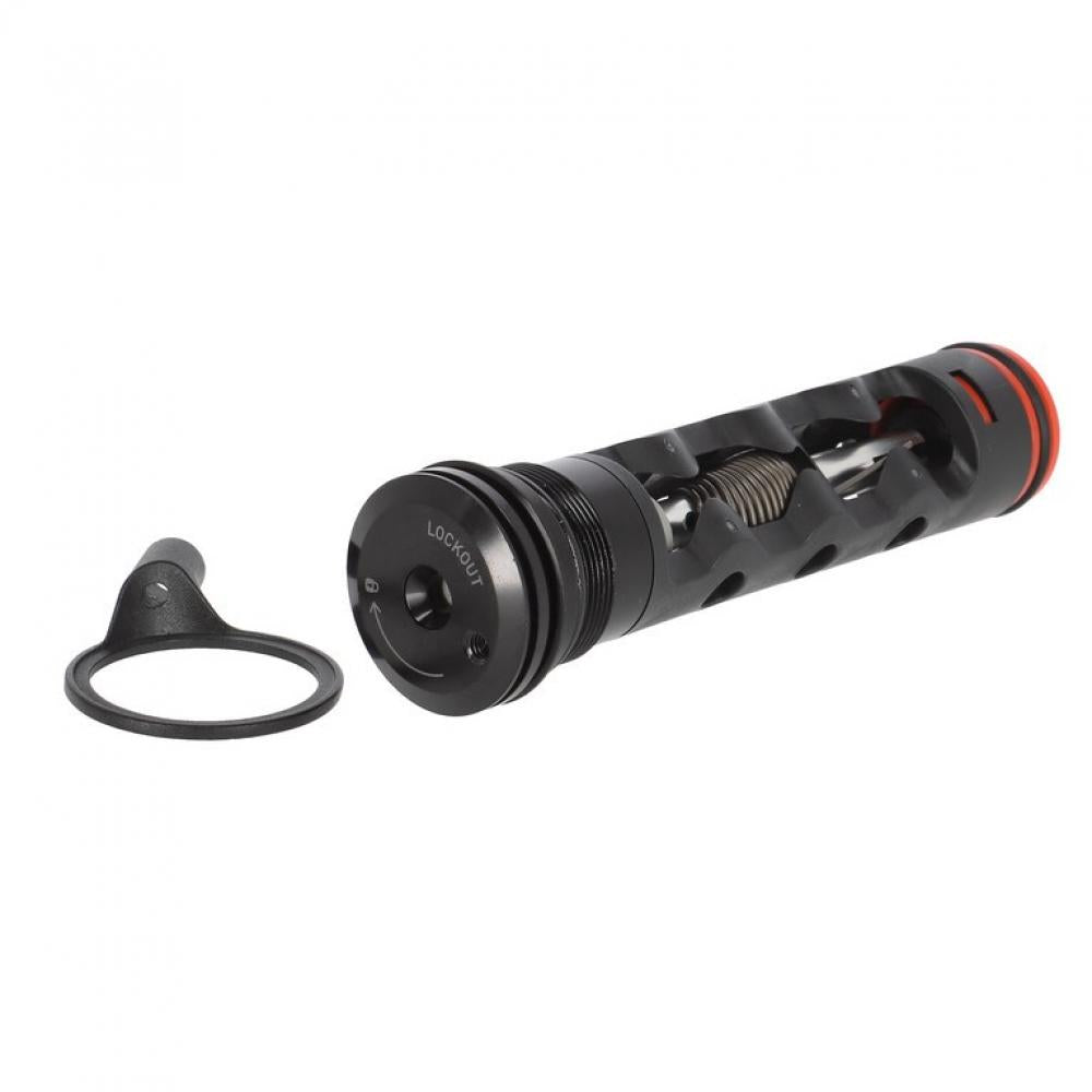 Rockshox Druckstufen-Dämpfer GoldRL A1 Kartusche mit OneLoc Remote Lockout und Bedienhebel für Mountainbikes