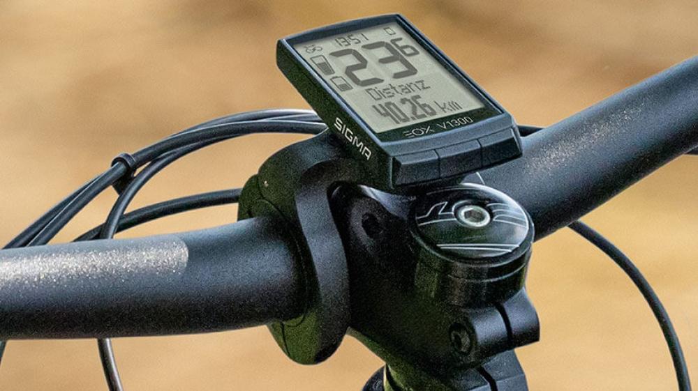 Sigma EOX VIEW 1300 E-Bike-Computer Schwarz - Kabelloses Display mit Komoot-Navigation