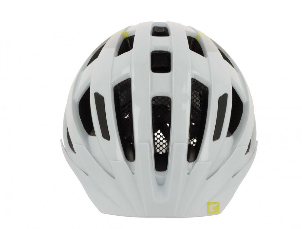 Cratoni Helm Velo-X City weiß lime glanz M/L 56 bis 60cm