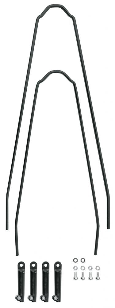 SKS Strebenset Edge AL 46 schwarz für 28" Schutzblech mit Aluminiumstreben und Befestigungsmaterial.