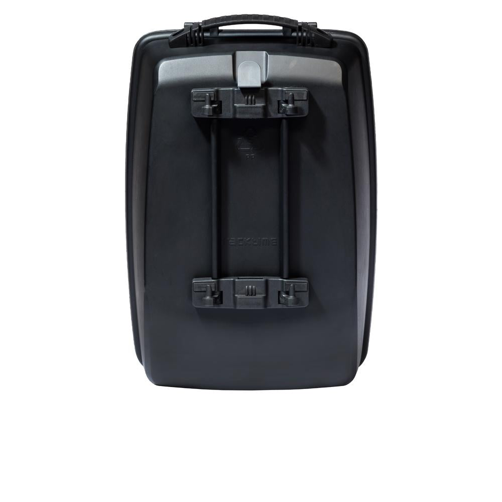 Racktime Tour Box Fahrradkoffer 13,3L - 22x27x38cm - schwarz - abschließbar - mit Snapit Adapter - Tragegriff - Reflektor - ideal für Gepäckträger - robust