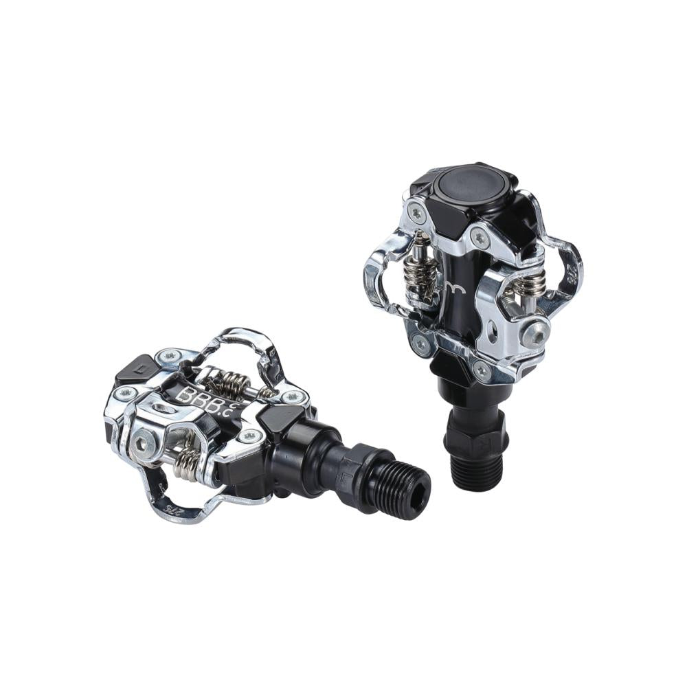 BBB Cycling BBB pedale clipless TouchMount 50 schwarz - präzise SPD-kompatible MTB-Pedale