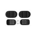 BHB-60sp armrest set AeroMax (complete set incl. pads, bot sides) w/screws schwarz uni