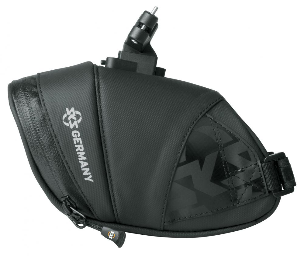 SKS Satteltasche Explorer Click 800 schwarz Wasserdicht, robuste Befestigung, 800 ml Volumen, reflektierende Elemente, ideal für Bikepacking und Touren