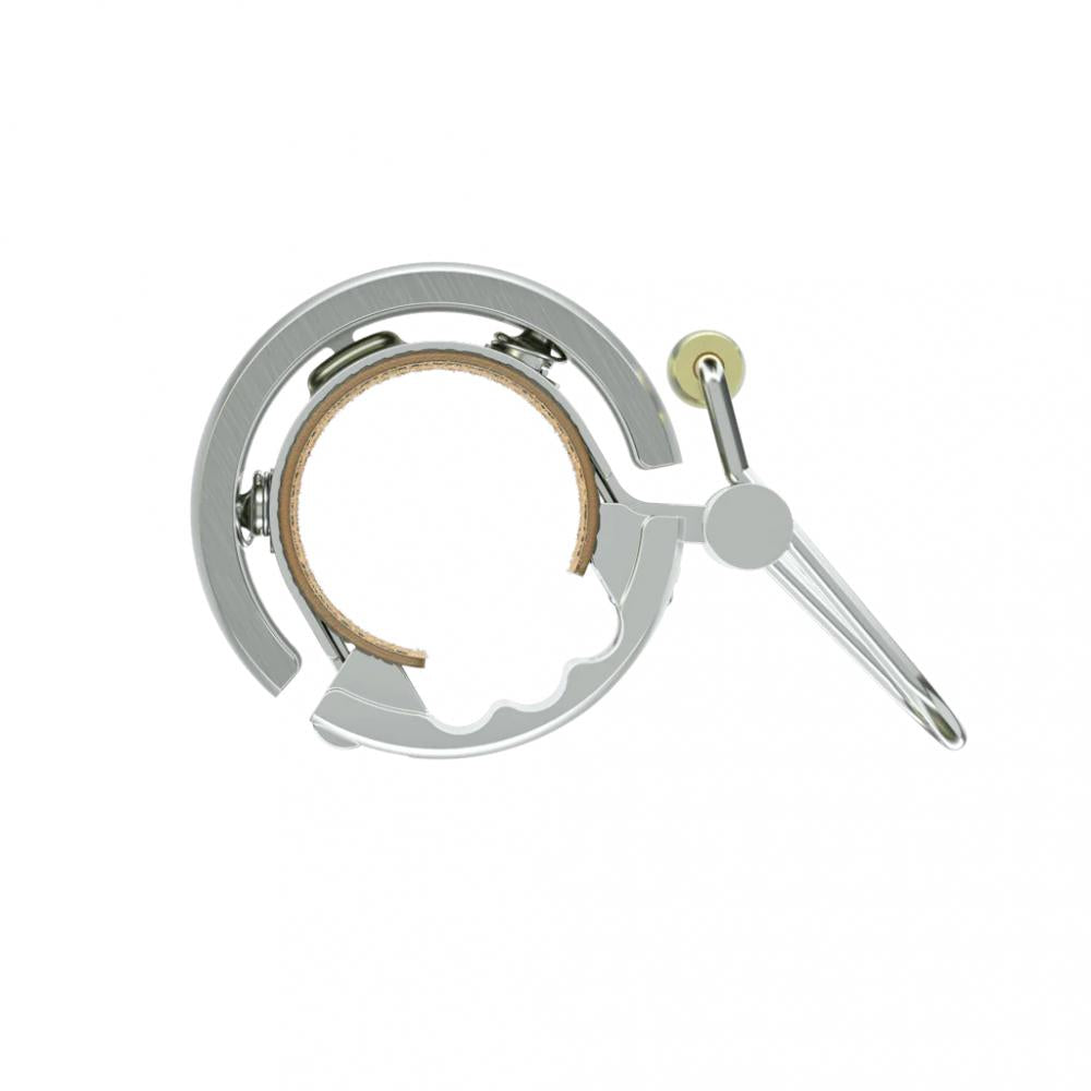 Knog Fahrradklingel Oi Luxe klein 22.2mm silber