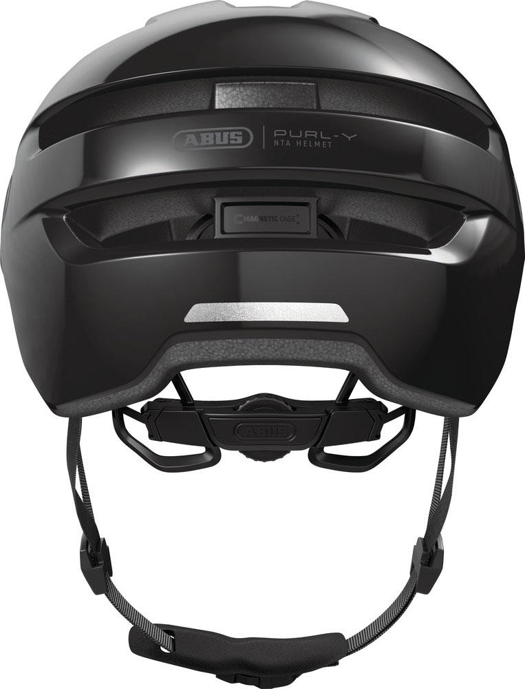 ABUS Rennradhelm Purl-Y Unisex, Größe M 54-58 cm, schwarz, aerodynamisch, leicht, optimale Belüftung, robust, verstellbar, ideal für Training und Touren