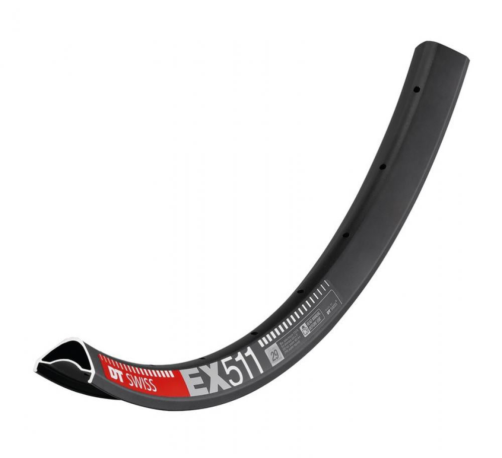 DT Swiss Felge EX 511 29" 28 Loch Schwarz - robuste Enduro-Felge mit 30 mm Innenbreite